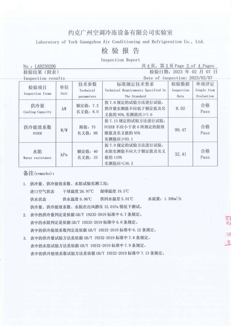 成品检验报告 LAB2230206|YRAU YRAUB08CD3EXXLFDA 第 4 页