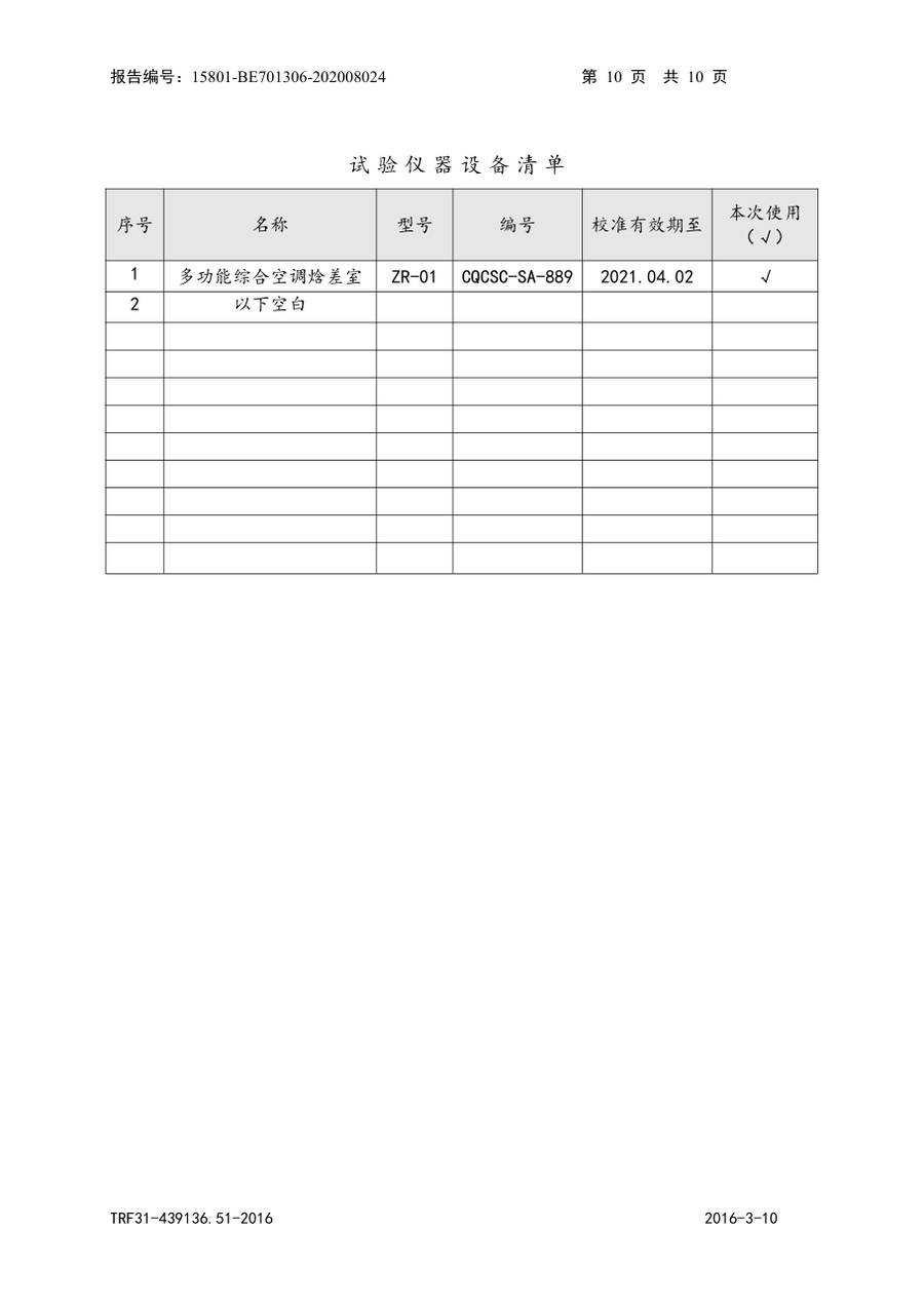 节能认证报告 15801-BE701306-202008024｜YVAG-HR YVAG020HSE50、YVAF020HSE50 第 8 页