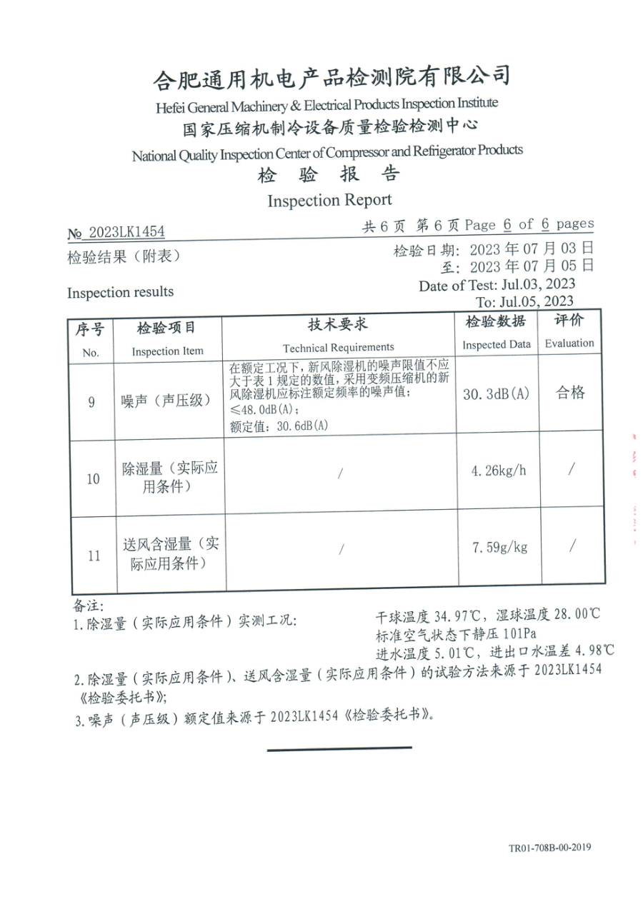 检测报告 2023LK1454|YVAH YVAH25ED63DGTP3RFC 第 7 页
