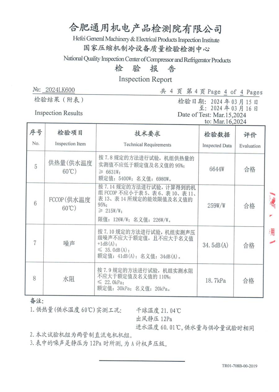 委托检测报告 2024LK600|YVFC YVFC04CD3EXXXCLDC 第 5 页