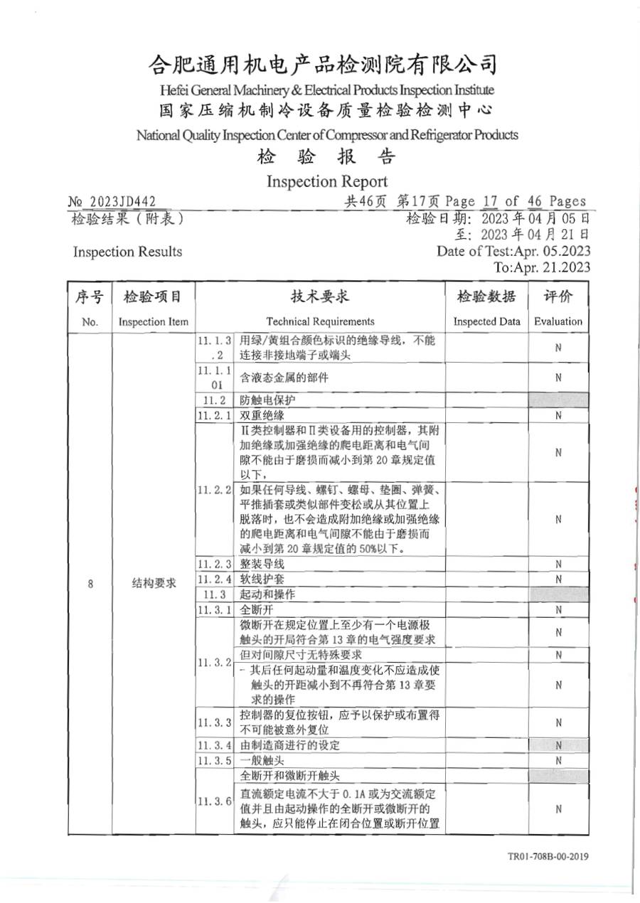 委托检测报告 2023JD442|温控器 E1000 第 18 页