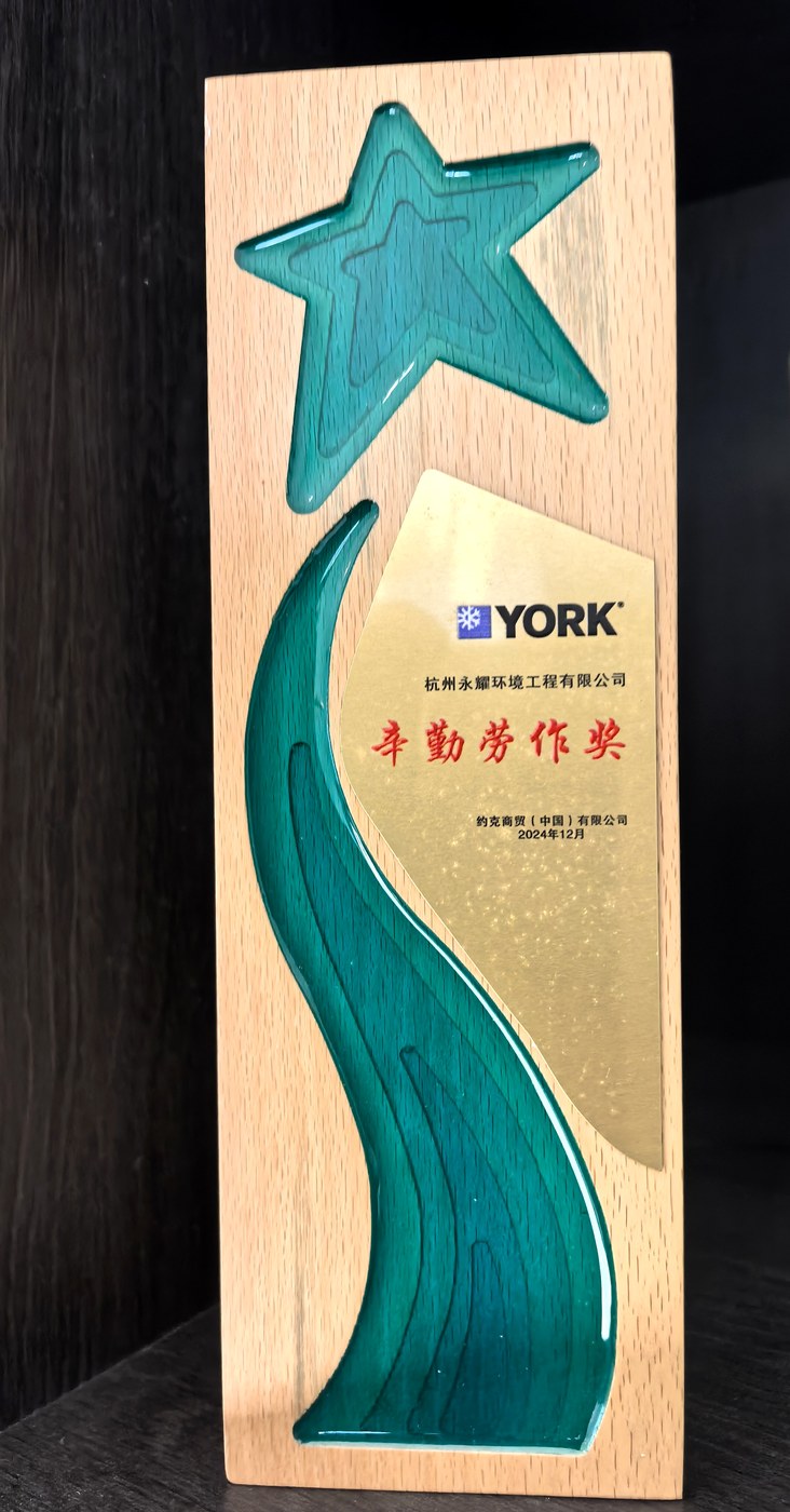 辛勤劳作奖（约克商贸（中国），2024年12月）