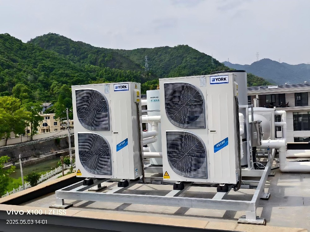约克水生态中央空调客户案例深甽镇自建房